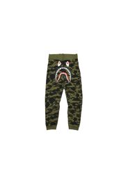 BAPE 1st Camo Shark Slim Sweatpants Green