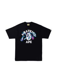 BAPE Marble Camo Liquid College Tee Black