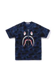 BAPE Color Camo Shark Tee Navy