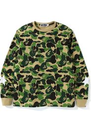 BAPE ABC Camo L/S Tee Green