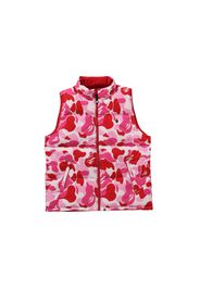 BAPE ABC Camo Reversible Down Vest Pink