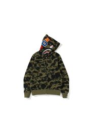 BAPE 1st Camo Shark Full Zip Hoodie Hoodie (FW22) Green