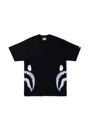 BAPE Text Code Camo Side Shark Tee Black