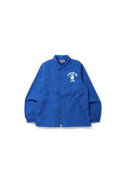 BAPE College Coach Jacket Blue