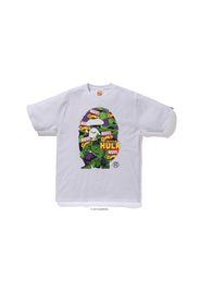 BAPE x Marvel Camo The Hulk Tee White