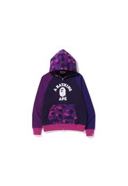 BAPE Color Camo Relaxed Fit Full Zip Hoodie Purple