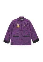 BAPE Color Camo Padded China Jacket Purple