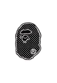 BAPE x Joshua Vides Ape Head Rug Black