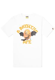 BAPE A Bathing Ape Halloween College Tee White