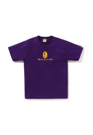 BAPE A Bathing Ape Logo Tee Purple