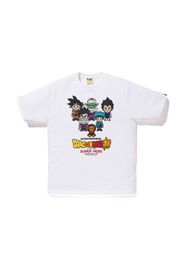 BAPE x Dragon Ball Super Goku & Gohan & Pan & Piccolo &Vegeta Baby Milo Japan Exclusive Tee White