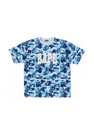 BAPE ABC Camo Relaxed Fit Logo Tee Blue