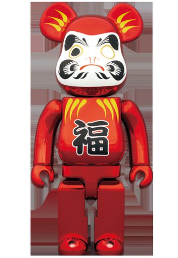 Bearbrick Daruma Red Plated 400% Red