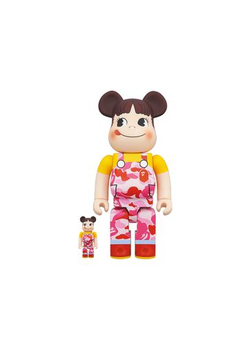 Bearbrick x BAPE Peko-chan 100% & 400% Set Pink Camo