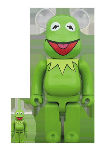 Bearbrick Kermit The Frog 100% & 400% Set Green