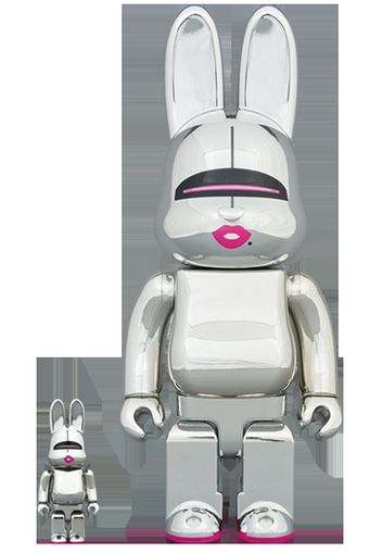 Bearbrick Rabbrick Hajime Sorayama Sexy Robot 100% & 400% Set Chrome