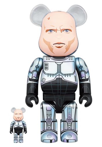 Bearbrick RoboCop 2 Murphy Head Ver. 100% & 400% Set