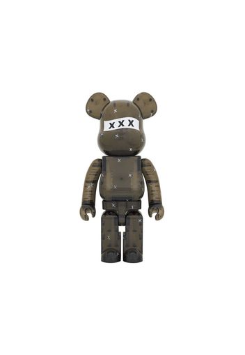 Bearbrick x GOD SELECTION XXX 1000% Clear Black