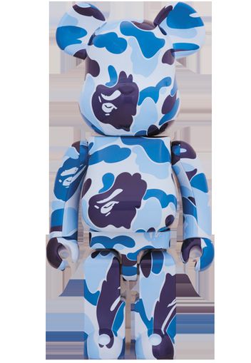 Bearbrick x A Bathing Ape ABC Camo 1000% Blue