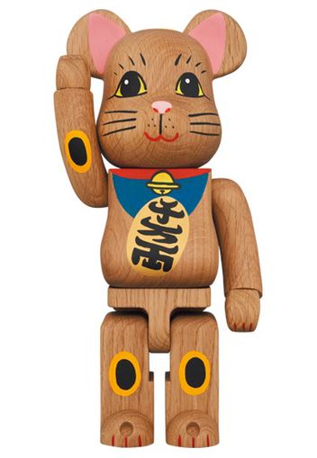 Bearbrick Karimoku Maneki Neko #1 400% Blue