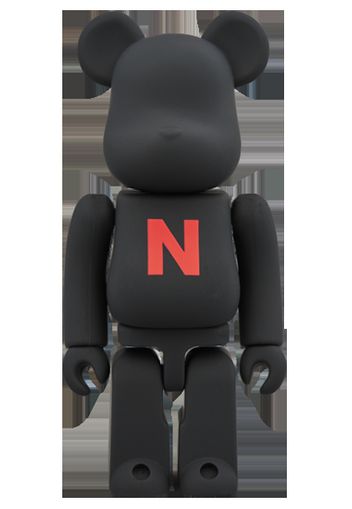 Bearbrick The Conveni (Letter N Red) 100% Black