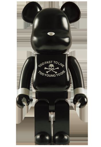 Bearbrick x Mastermind Japan 1000% Black