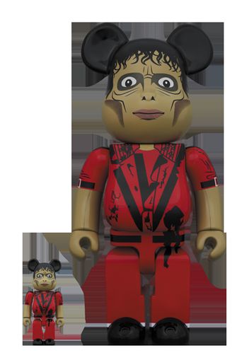 Bearbrick Michael Jackson Zombie 100% & 400% Set Red