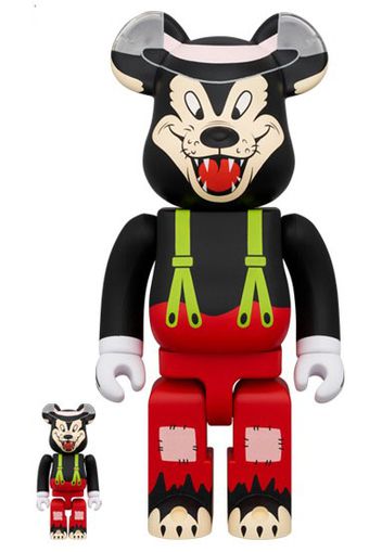 Bearbrick Disney The Big Bad Wolf 100% & 400% Set