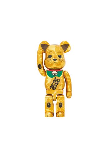 Bearbrick x BAPE Maneki Neko 1000% Gold Plated