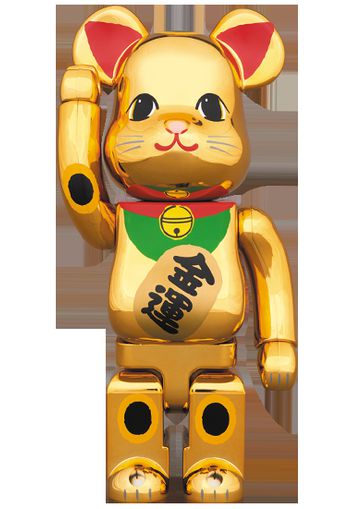 Bearbrick Beckoning Cat Gold-plated Six 400% Gold