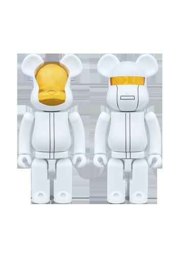 Bearbrick Superalloy Daft Punk (White Suits Ver.) 2 Pack 200% White/Gold