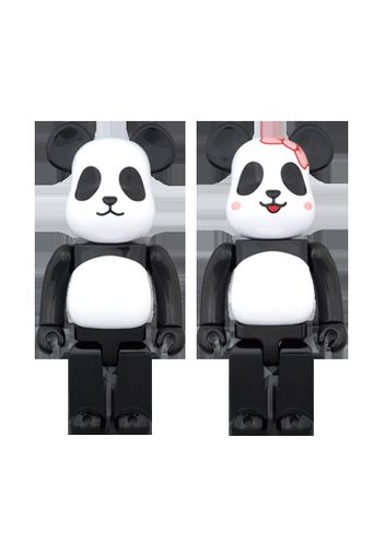 Bearbrick Milk Panda Boy & Girl 400% Black/White