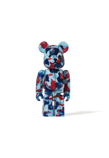 Bearbrick A Bathing Ape 28th Anniversary Camo #1 100% Blue/Red