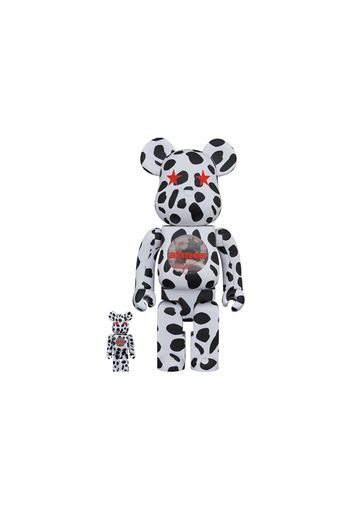 Bearbrick x atmos Dalmatian 100% & 400% Set