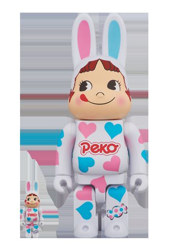 Bearbrick Rabbrick Kigurumi Peko-chan Heart 100% & 400% Set