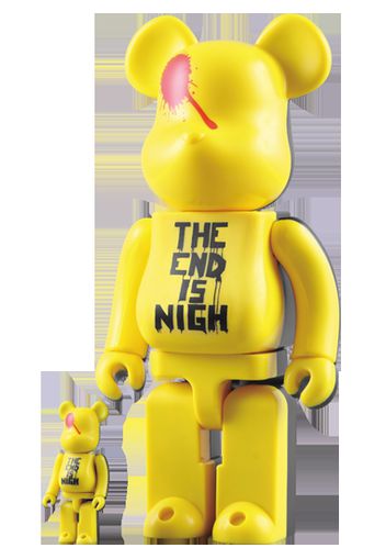 Bearbrick Watchmen The End Is Nigh 100% & 400% Set Yellow