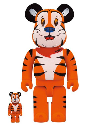 Bearbrick x Kellogg's Tony the Tiger Flocky Ver. 100% & 400% Set