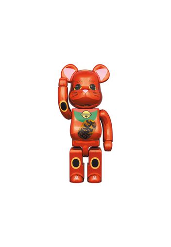 Bearbrick Maneki Neko Plum Gold Plating Luminous 400%