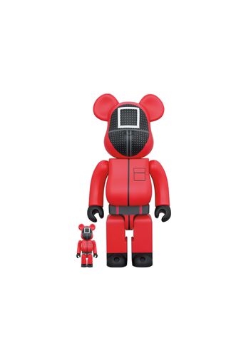 Bearbrick x Squid Game Guard (Square) 100% & 400% Set