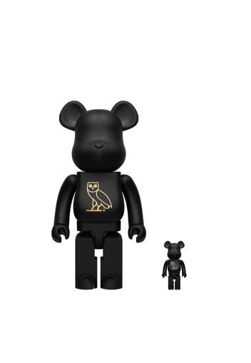 Bearbrick x OVO OG Owl 100% & 400% Collectible Set Black