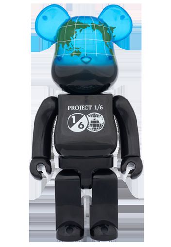 Bearbrick Earth Cosmic 400% Black