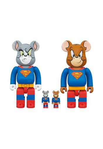 Bearbrick x Tom And Jerry As Superman 100% & 400% Set