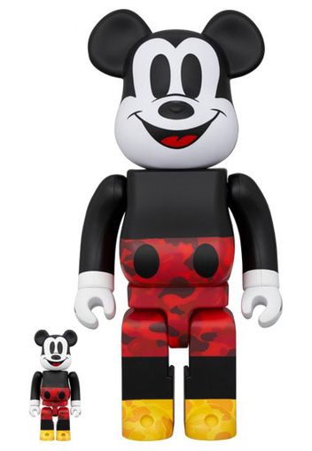 Bearbrick BAPE(R) Disney Mickey Mouse 100% & 400% Set