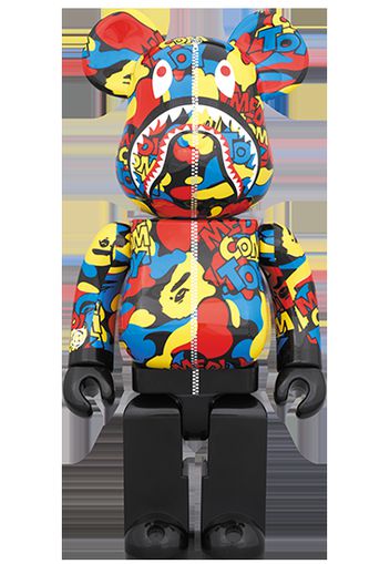 Bearbrick BAPE Camo Shark 400% Multi