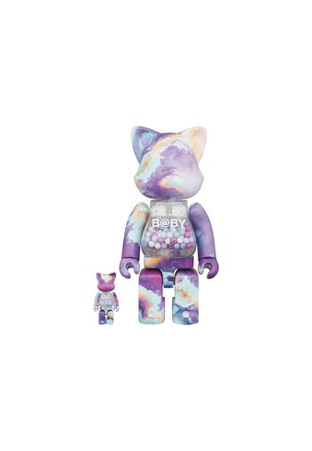 Bearbrick My First Nyabrick Baby Marble Ver. 100% & 400% Set Multi