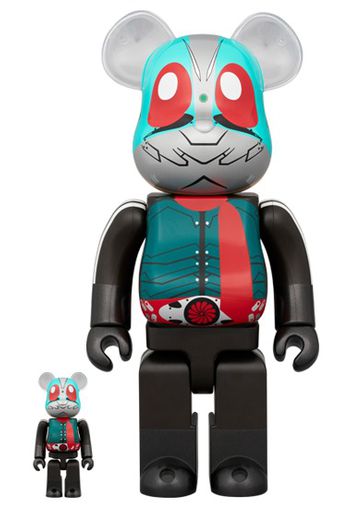 Bearbrick Shin Kamen Rider No. 2+1 100% & 400% Set