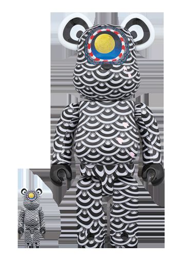 Bearbrick Hayato Shinoda x Ground Y 100% & 400% Set Black