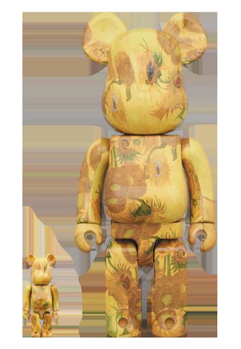 Bearbrick x Van Gogh Museum Sunflowers 100% & 400% Yellow