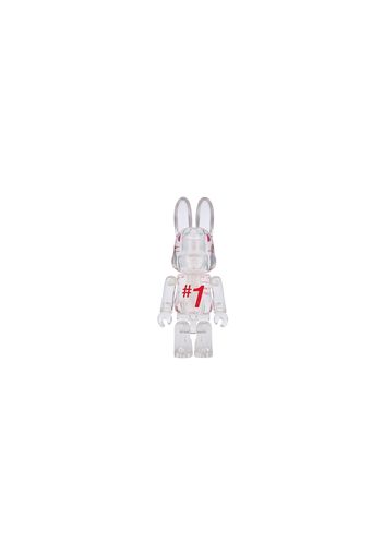 Bearbrick Rabbrick Fragment Clear 100% Red