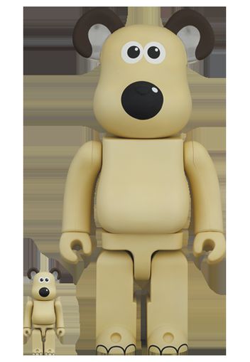 Bearbrick Wallace & Gromit "Gromit" 100% & 400% Set